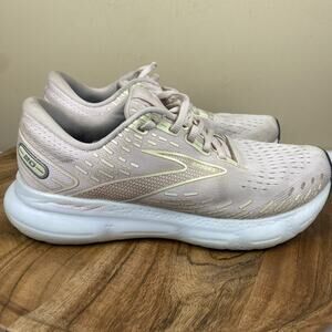 Brooks Glycerin 20 Womens Pink And White Size 9 B Athletic Running Shoes